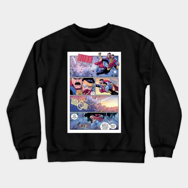 comic strip invincible Crewneck Sweatshirt by super villain